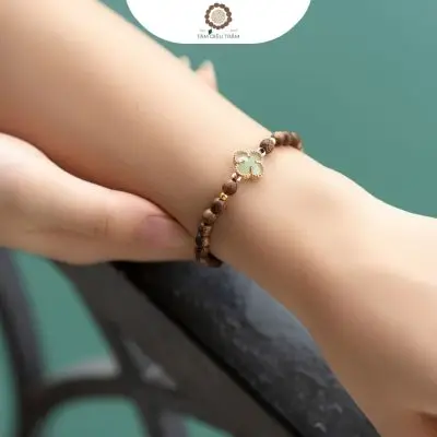 Vòng trầm Tứ Diệp Cát Tường
