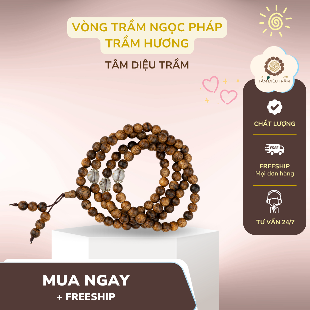 Vòng Trầm Ngọc Pháp Trầm Hương